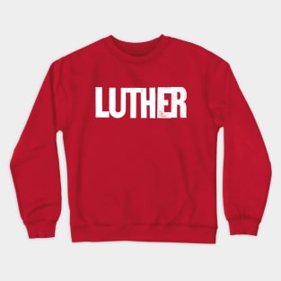 Luther Logo (White) Crewneck Sweatshirt